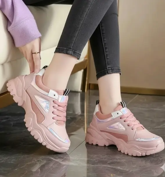 TieFit Stylish & Comfortable Breathable Upper Lace Up Casual Shoes for Women